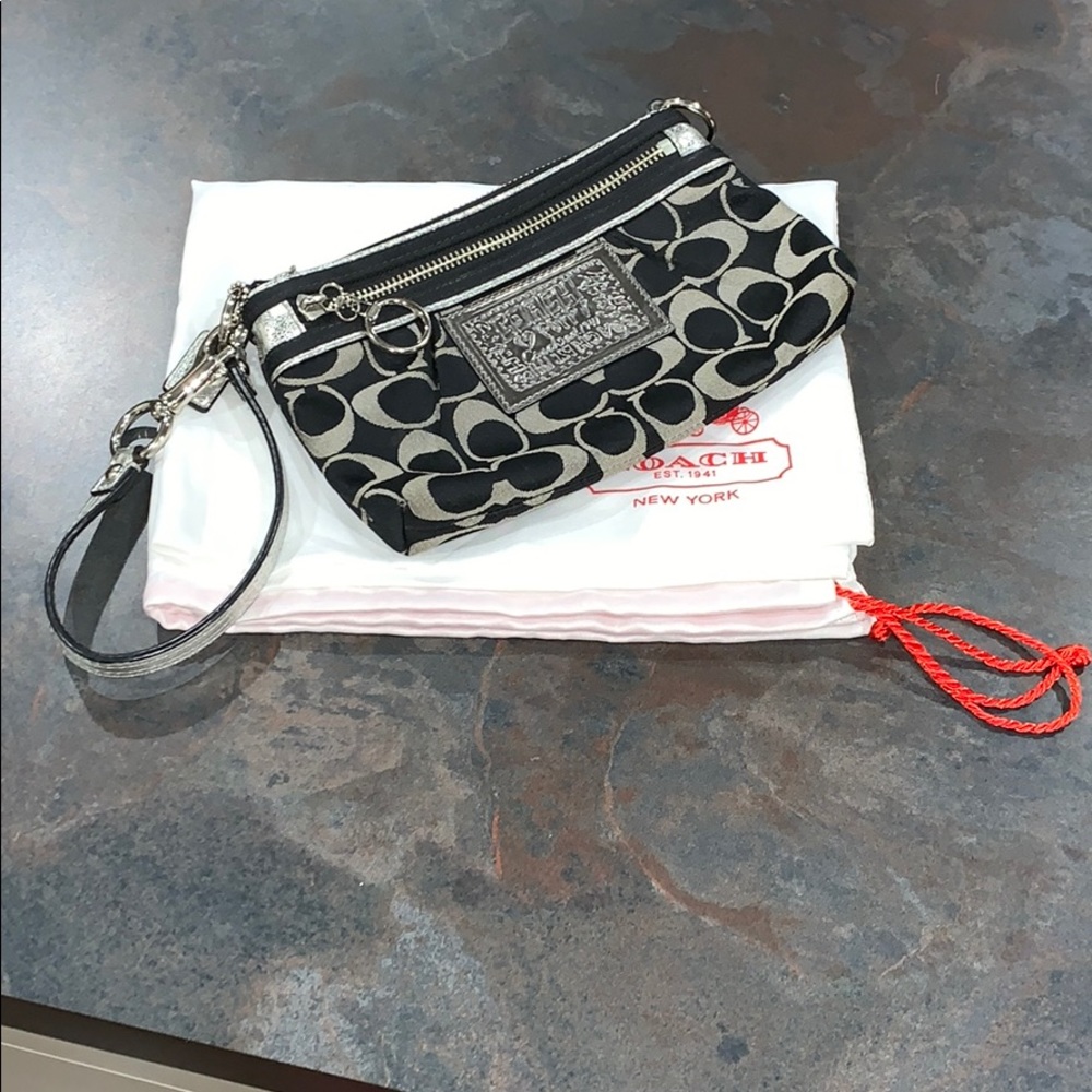 Coach Signature Large Wristlet